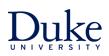 Duke University Durham